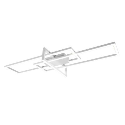 Moderne plafondlamp Hatun, wit, incl. LED, wit licht