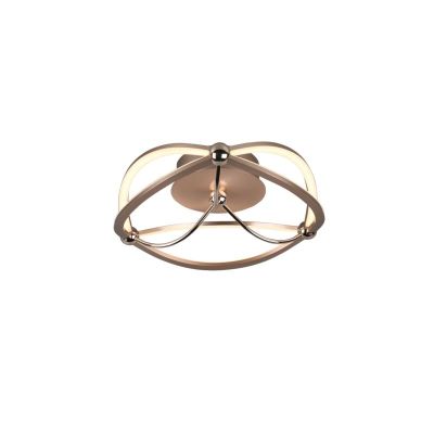 Moderne plafonniere Remy, messing, 20w geintegreerd LED