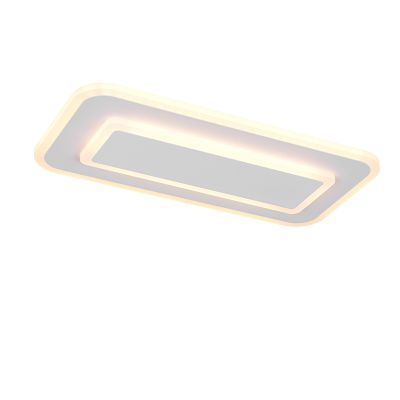 Witte plafonnière modern, Ulrike, 3-staps dimbaar