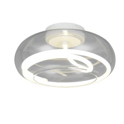 Witte plafondlamp modern, Abdelaziz, 3-staps dimbaar