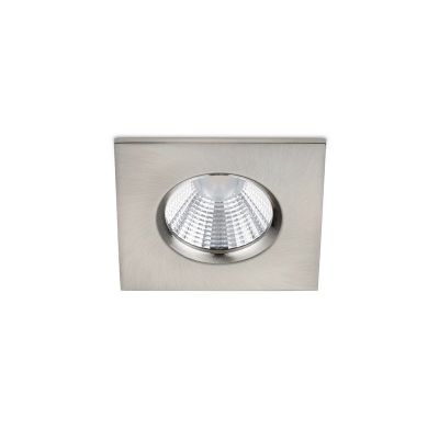 Nikkelen badkamer inbouwspot Iman, metaal, IP65, 5 watt