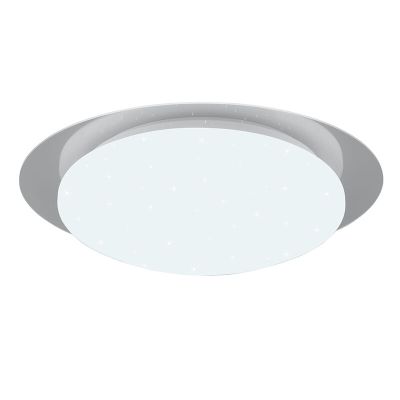 Moderne badkamer plafondlamp Marlena, wit, kunststof, geïntegreerde LED