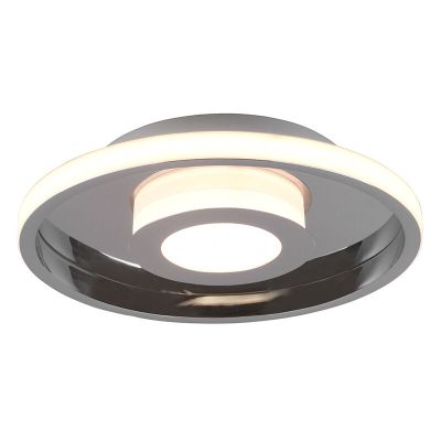 Moderne badkamer plafondlamp Kayla, chroom, metaal, geïntegreerde LED