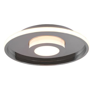 Moderne badkamer plafondlamp Kayla, chroom, metaal, geïntegreerde LED