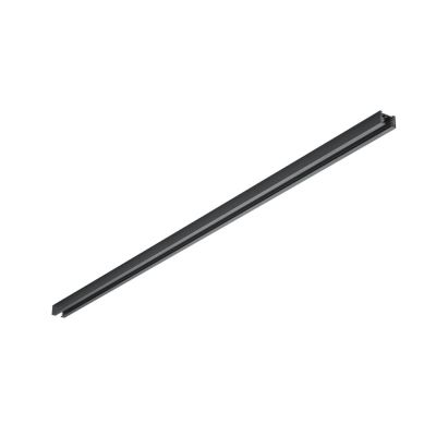 1 meter spanningsrail voor 2-fase railverlichting, zwart