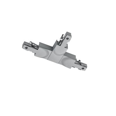 Grijs T-stuk met geleider rechts, 2-fase