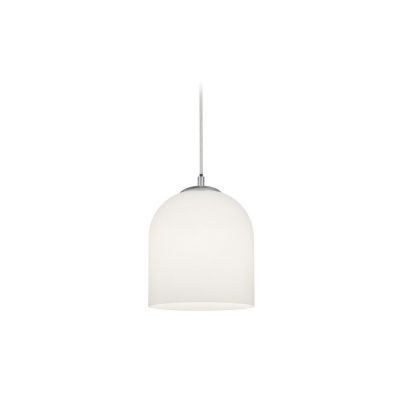 Witte glazen 2 fase railverlichting hanglamp Ivar