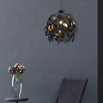 Zwarte hanglamp retro, Urwa