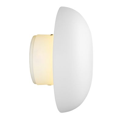 Witte oplaadbare wandlamp metaal, Khaoula, 1,5W, 3000K LED, 3-staps dimbaar