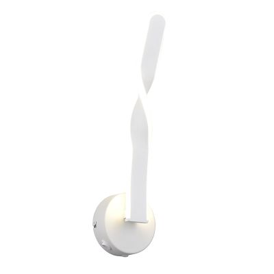 Witte wandlamp design, Quirinus, 11W, 4000K LED, met schakelaar