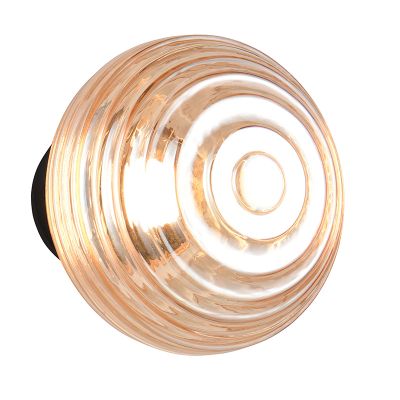 Amberkleurige oplaadbare wandlamp modern, Walid, 1,5W, 3000K LED, 3-staps dimbaar