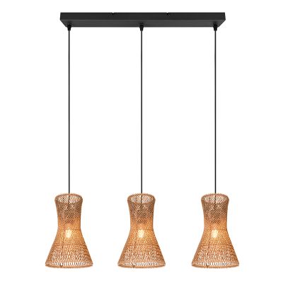 Papieren hanglamp zwart, Qasim