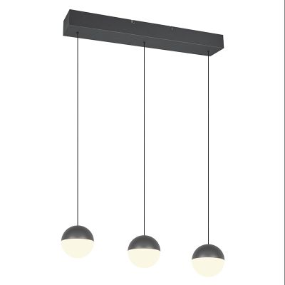 Antraciete hanglamp modern, Rigtje