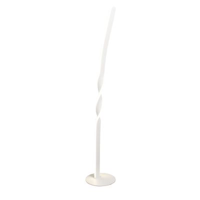 Witte vloerlamp design, Quirinus, 19W, 4000K LED, met schakelaar