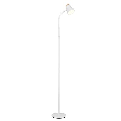 Witte vloerlamp modern, Rahul, 4,5W, 3000K LED, met schakelaar