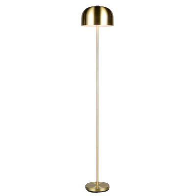 Messing oplaadbare vloerlamp modern, Dustin, 2,5W, 3000K LED, 3-staps dimbaar