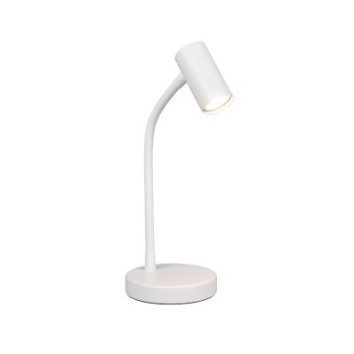Witte tafellamp modern, Suradj, met schakelaar
