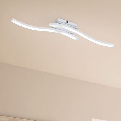 Moderne plafonniere Go, wit, 5w geintegreerd LED