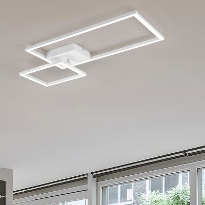 Moderne plafonniere Binc, wit, metaal, geïntegreerde LED