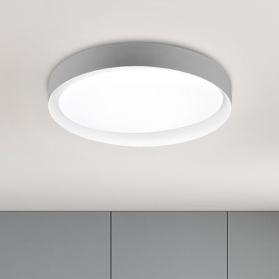 Grijze plafonnière, Joas, 24W, warm tot koud wit verstelbare LED, met afstandsbediening