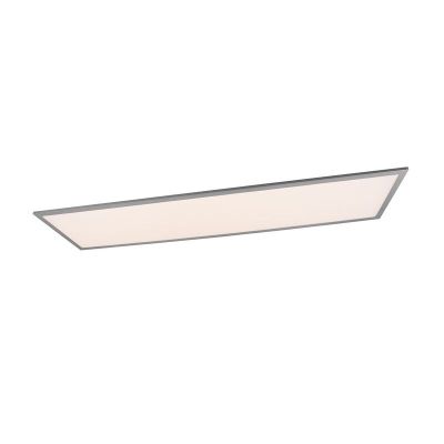 Grijze plafonnière modern, Marlise, 33,5W, warm tot koud wit verstelbare LED, met afstandsbediening