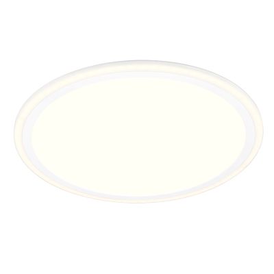 Witte plafonnière modern, Omaima, 17W, 3000K LED