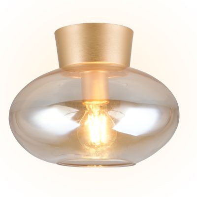 Amberkleurige plafondlamp modern, Tuncay