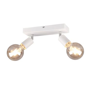 Moderne plafondspot Odin, wit, 2L