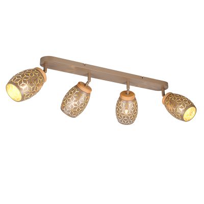 Bruine plafondspot modern, Delana