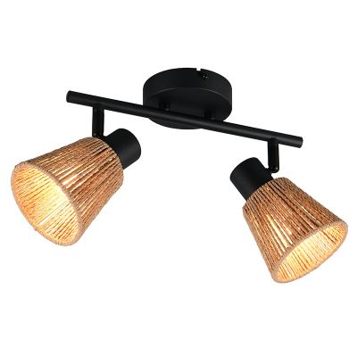 Papieren plafondspot bruin, Sjirk