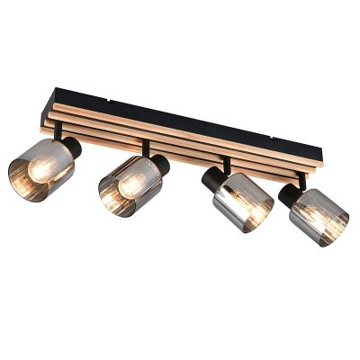 Zwarte plafondspot modern, Steije