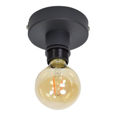 Zwarte plafondlamp Moda, Industrie