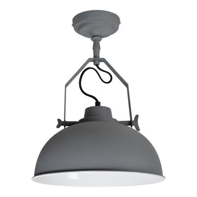 Industriële plafonnière grijs, Fellen