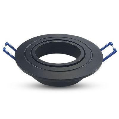 Moderne inbouwspot zwart, Aarohi