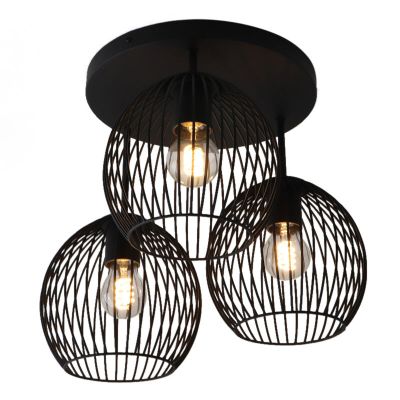 Industriële plafondlamp zwart, Wiro