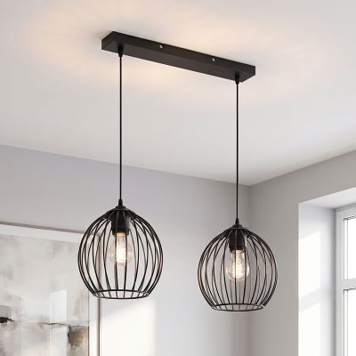 Industriële hanglamp zwart, Wiro