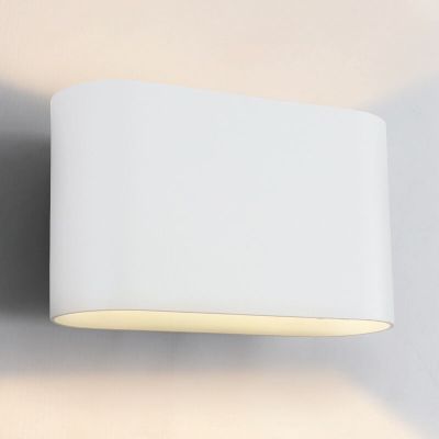 Aluminium wandlamp Rodigo, Wit