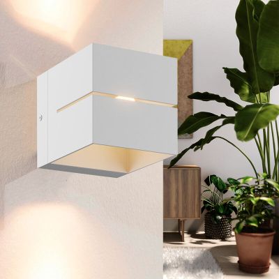 Moderne Wandlamp Gedser, Wit