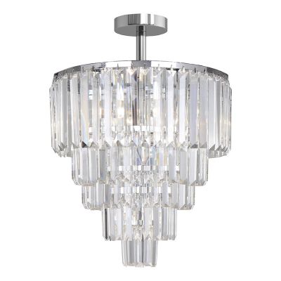 Design plafondlamp chroom, Kajol