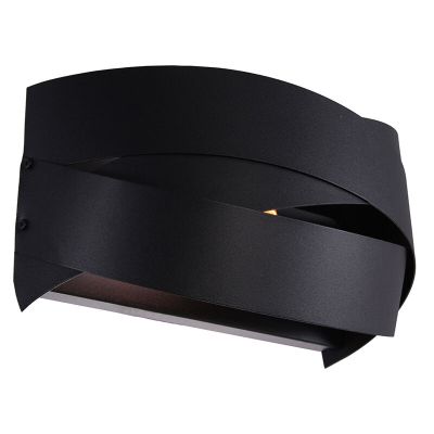 Moderne wandlamp zwart, Tanno
