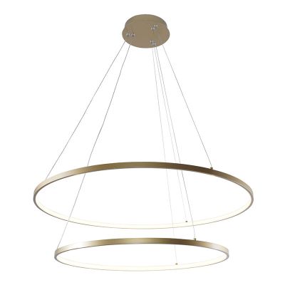 Design hanglamp goud, Kubra, 60W, warm tot koud wit verstelbare LED