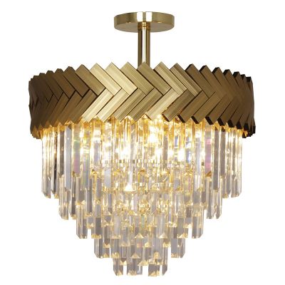 Design plafondlamp goud, Jetske