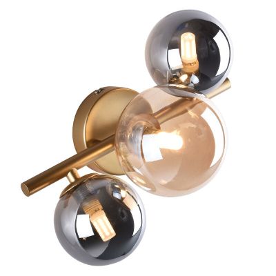 Design wandlamp messing, Saad