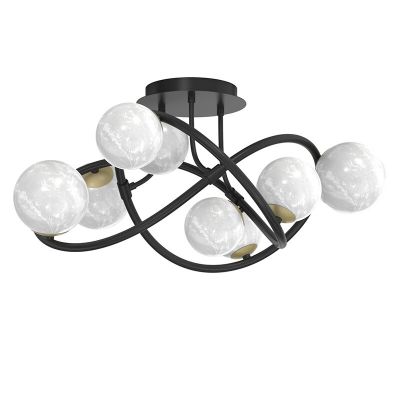 Moderne plafondlamp wit, Moritz