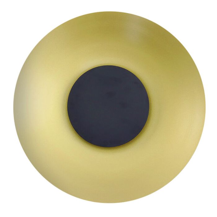 Gouden plafonnière Denyse, metaal, modern, 15w, 3000K LED