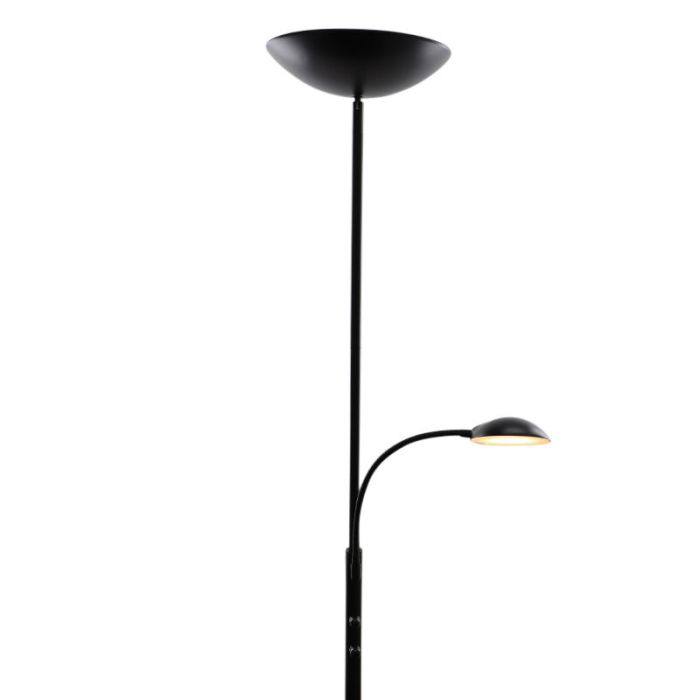 Moderne staande leeslamp zwart, Soner, 10W, 3000K LED