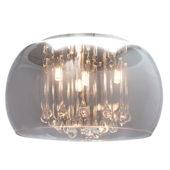 Design plafondlamp grijs, Lorenzo