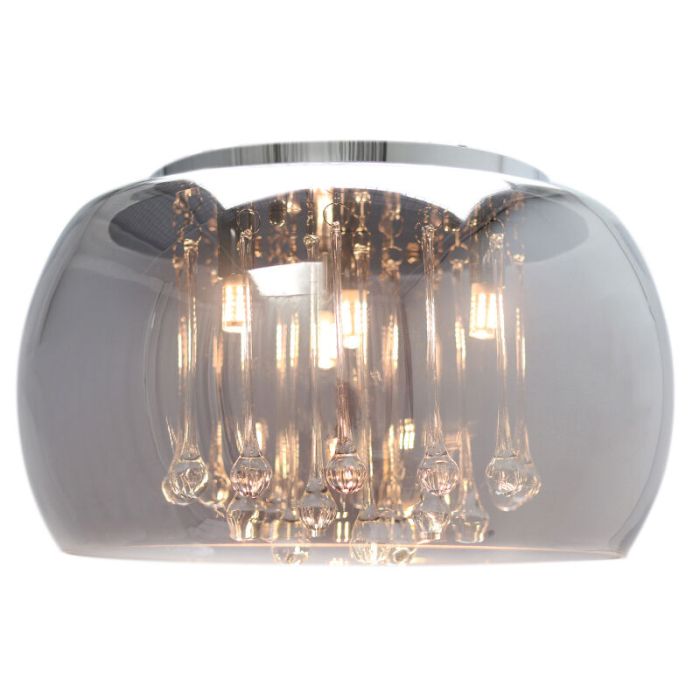 Design plafondlamp grijs, Lorenzo