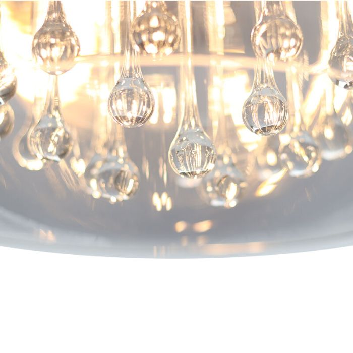 Design plafondlamp grijs, Lorenzo
