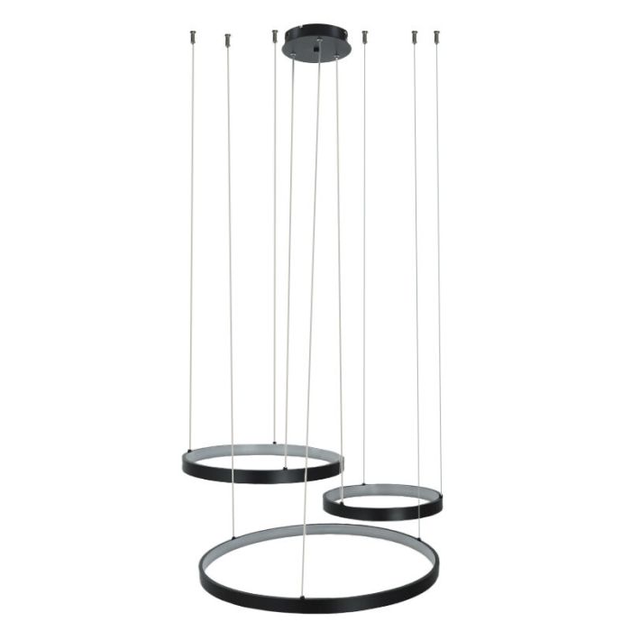 Design hanglamp zwart, Giorgio, 60W, 2700K LED